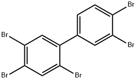 2,3',4,4',5-ペンタブロモビフェニル 化学構造式