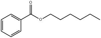 Hexyl benzoate Struktur