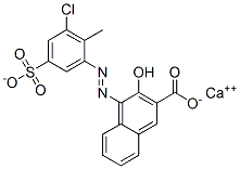 calcium 4-[(3-chloro-2-methyl-5-sulphonatophenyl)azo]-3-hydroxy-2-naphthoate,67892-40-4,结构式