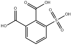 3-sulphophthalic acid Struktur