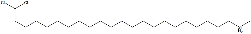 二十二烷基甲基二氯化硅烷, 67892-56-2, 结构式