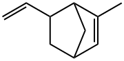 2-methyl-6-vinylbicyclo[2.2.1]hept-2-ene Struktur