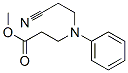 methyl N-(2-cyanoethyl)-N-phenyl-beta-alaninate Structure