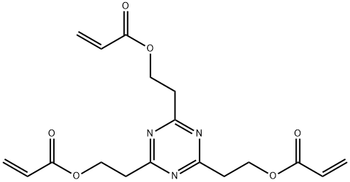 トリスアクリル酸1,3,5-トリアジン-2,4,6-トリイルトリス(2,1-エタンジイル) 化学構造式