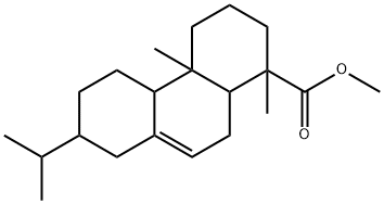 methyl 1,2,3,4,4a,4b,5,6,7,8,10,10a-dodecahydro-7-isopropyl-1,4a-dimethylphenanthren-1-carboxylate Struktur
