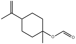 ぎ酸1-メチル-4-(1-メチルエテニル)シクロヘキシル 化学構造式