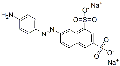 disodium 7-[(4-aminophenyl)azo]naphthalene-1,3-disulphonate,67893-49-6,结构式