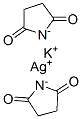 bis(succinimide), potassium silver(1+) salt Struktur