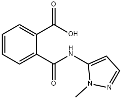 678967-82-3 Benzoic acid, 2-[[(1-methyl-1H-pyrazol-5-yl)amino]carbonyl]- (9CI)