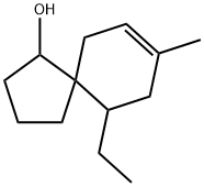 Spiro[4.5]dec-7-en-1-ol, 10-ethyl-8-methyl- (9CI) Struktur