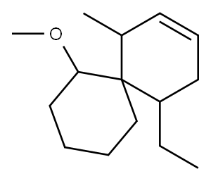 Spiro[5.5]undec-2-ene, 5-ethyl-7-methoxy-1-methyl- (9CI) Struktur