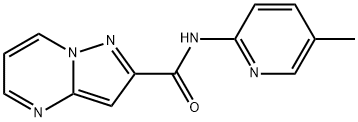 Pyrazolo[1,5-a]pyrimidine-2-carboxamide, N-(5-methyl-2-pyridinyl)- (9CI) 结构式