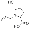 1-アリルピロリジン-2-カルボン酸 化学構造式