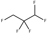 1,1,2,2,3-PENTAFLUOROPROPANE Structure