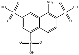 5-アミノ-1,3,6-ナフタレントリスルホン酸 化学構造式
