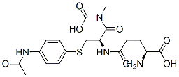(2S)-4-[[(1R)-2-(4-acetamidophenyl)sulfanyl-1-(carboxymethylcarbamoyl) ethyl]carbamoyl]-2-amino-butanoic acid Structure