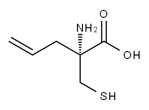 4-Pentenoicacid,2-amino-2-(mercaptomethyl)-,(2R)-(9CI) Structure