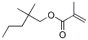 メタクリル酸2,2-ジメチルペンチル 化学構造式