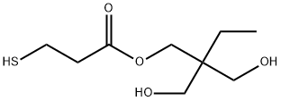 2,2-bis(hydroxymethyl)butyl 3-mercaptopropionate Struktur