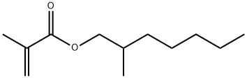 メタクリル酸2-メチルヘプチル 化学構造式