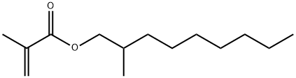2-methylnonyl methacrylate Structure
