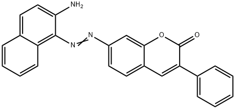 7-[(2-amino-1-naphthyl)azo]-3-phenyl-2-benzopyrone 结构式