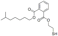フタル酸1-(6-メチルヘプチル)2-(2-メルカプトエチル) 化学構造式