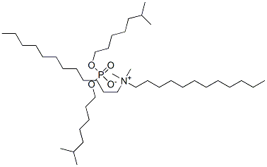 didodecyldimethylammonium diisooctyl phosphate Structure
