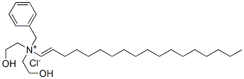 benzylbis(2-hydroxyethyl)octadecenylammonium chloride 结构式