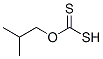 isobutyl xanthate Structure