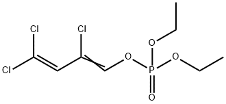 diethyl 2,4,4-trichlorobuta-1,3-dienyl phosphate Structure