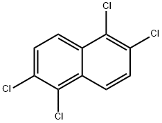 1,2,5,6-テトラクロロナフタレン 化学構造式