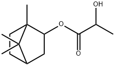 1,7,7-trimethylbicyclo[2.2.1]hept-2-yl lactate Struktur