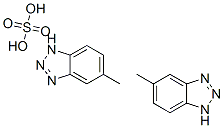 bis(5-methyl-1H-benzotriazole) sulphate Struktur
