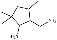 2-amino-3,3,5-trimethylcyclopentanemethylamine Struktur