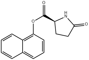 1-naphthyl 5-oxo-L-prolinate Struktur
