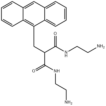 N N'-BIS(2-AMINOETHYL)-9-ANTHRYLMETHYL- Struktur