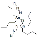 1,3-diazido-1,1,3,3-tetrabutyldistannoxane Struktur