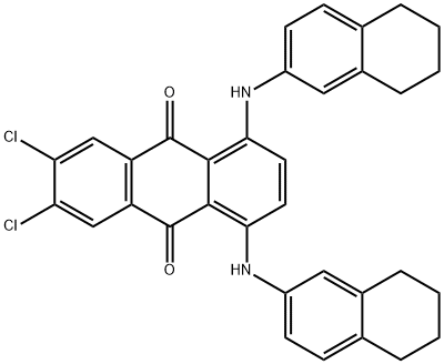 2,3-dichloro-5,8-bis[(5,6,7,8-tetrahydro-2-naphthyl)amino]anthraquinone|