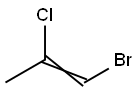 1-bromo-2-chloropropene Structure