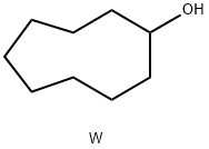 タングステン(VI)ヘキサ(シクロノナン-1-オラート) 化学構造式