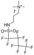 trimethyl-3-[[(nonafluorobutyl)sulphonyl]amino]propylammonium iodide Structure
