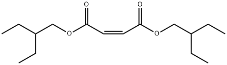 Maleic acid di(2-ethylbutyl) ester Structure