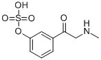 ALPHA METHYLAMINO-M-HYDROXYACETOPHENONE SULFATE Structure