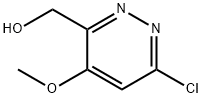 (6-CHLORO-4-METHOXYPYRIDAZIN-3-YL)METHANOL Struktur