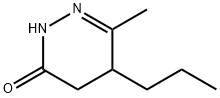 3(2H)-Pyridazinone, 4,5-dihydro-6-methyl-5-propyl- (9CI) Struktur