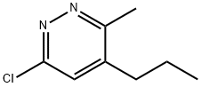 3-CHLORO-6-METHYL-5-PROPYLPYRIDAZINE 结构式