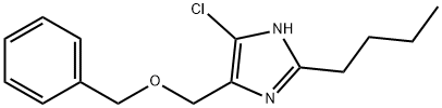 2-Butyl-4-chloro-5-benzyloxymethyl-1H-imidazole 结构式