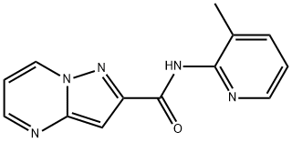 Pyrazolo[1,5-a]pyrimidine-2-carboxamide, N-(3-methyl-2-pyridinyl)- (9CI) 结构式
