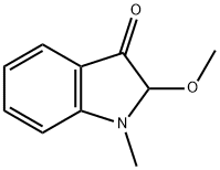 3H-Indol-3-one,1,2-dihydro-2-methoxy-1-methyl-(9CI) Structure
